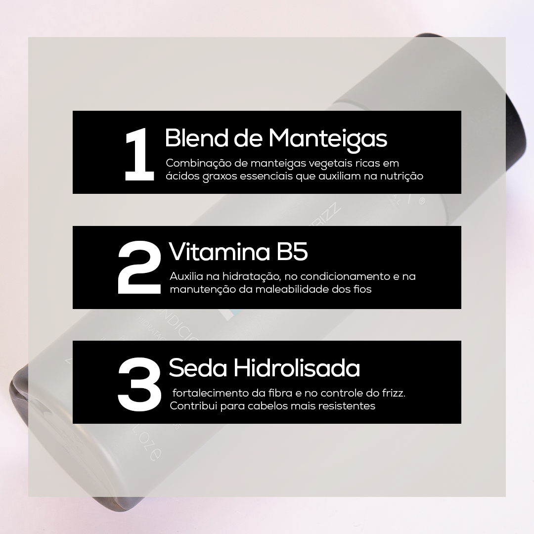 Condicionador Equilibrio e Hidratação Control Frizz 200ml - WEUX