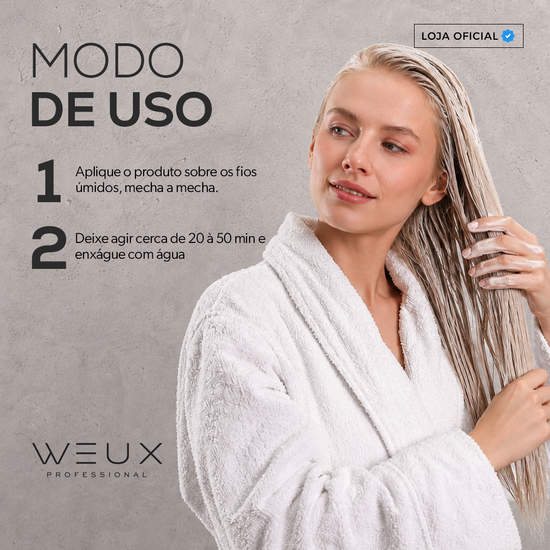 Máscara Capilar Restauração e Brilho Deluxe Repair 150g - WEUX
