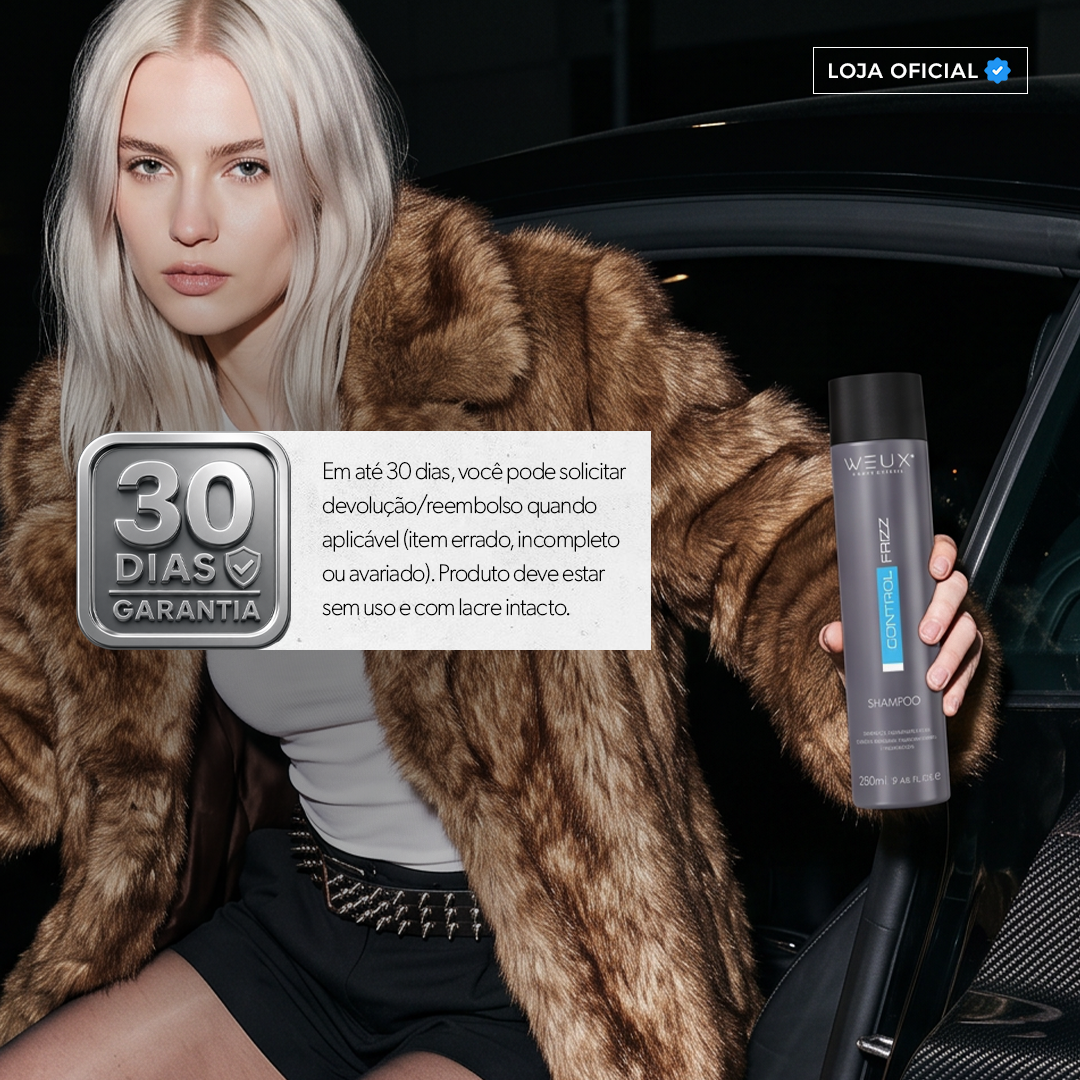 Shampoo Maciez e Toque Sedoso Control Frizz 280ml - WEUX