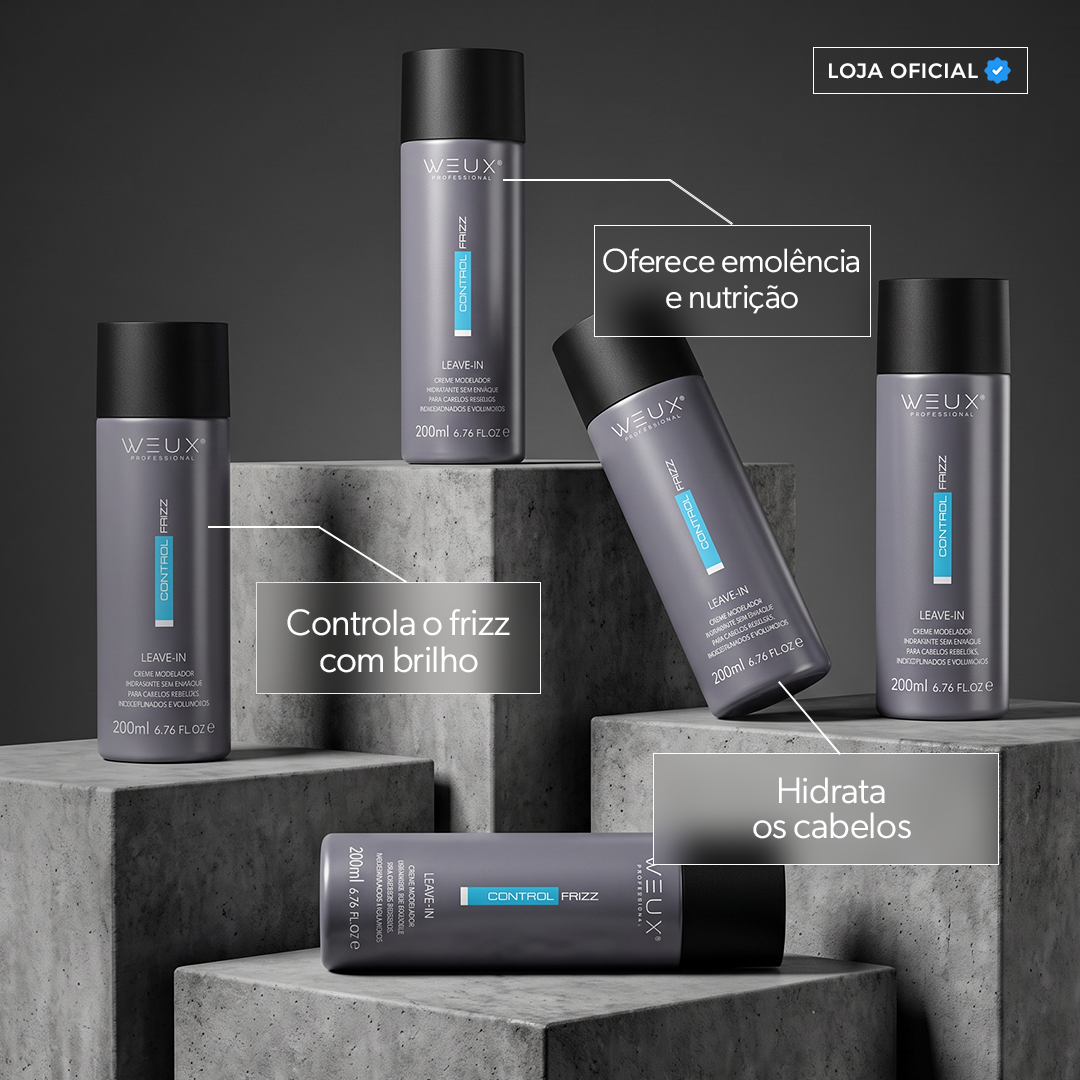 Leave-in Modelador Hidratante Control Frizz 200ml- WEUX