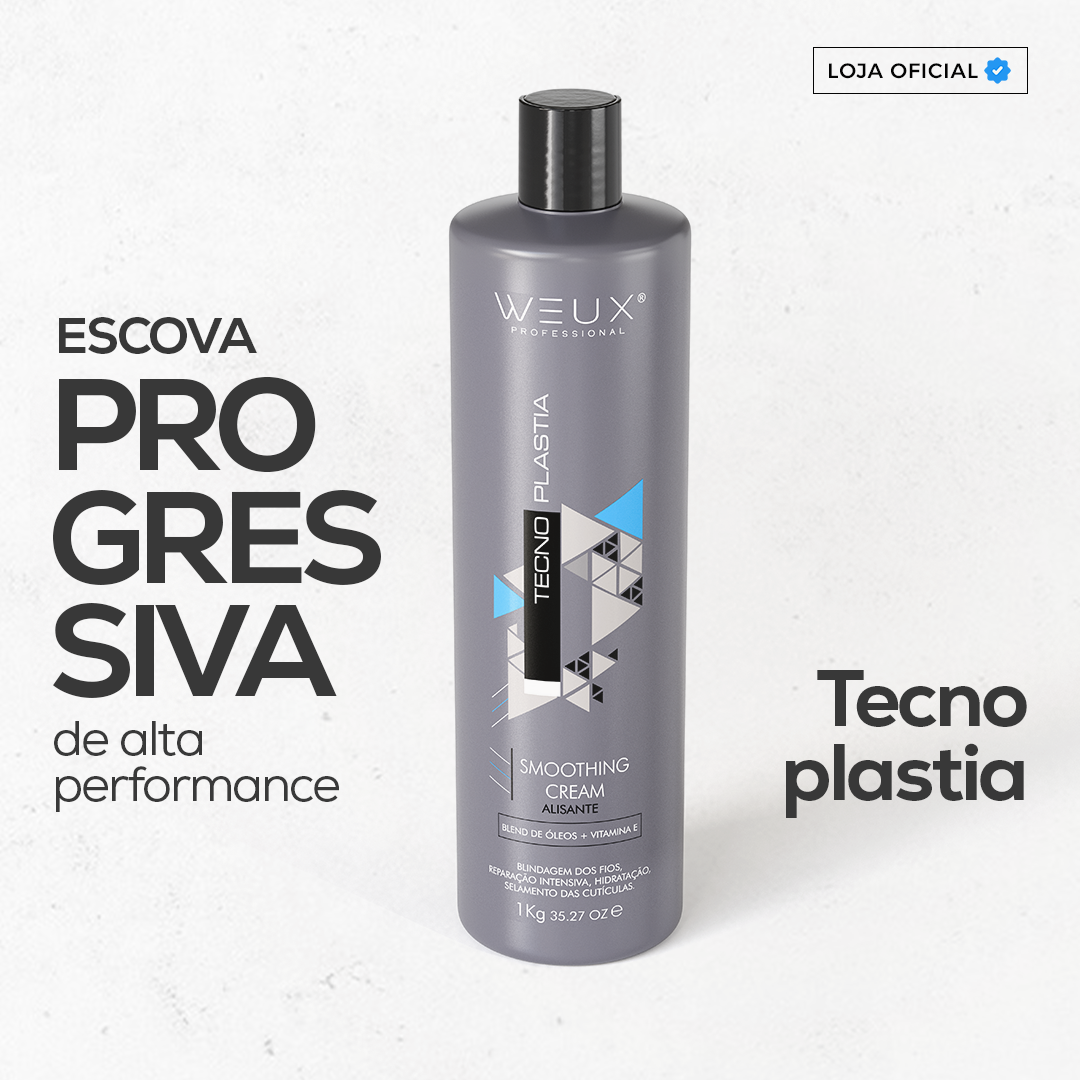 Escova Progressiva Tecnoplastia Smoothing Cream 1kg - WEUX