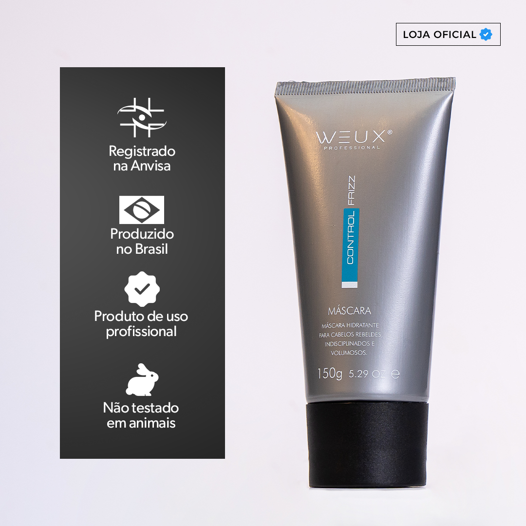 Máscara Capilar Revitalizadora Control Frizz 150g - WEUX