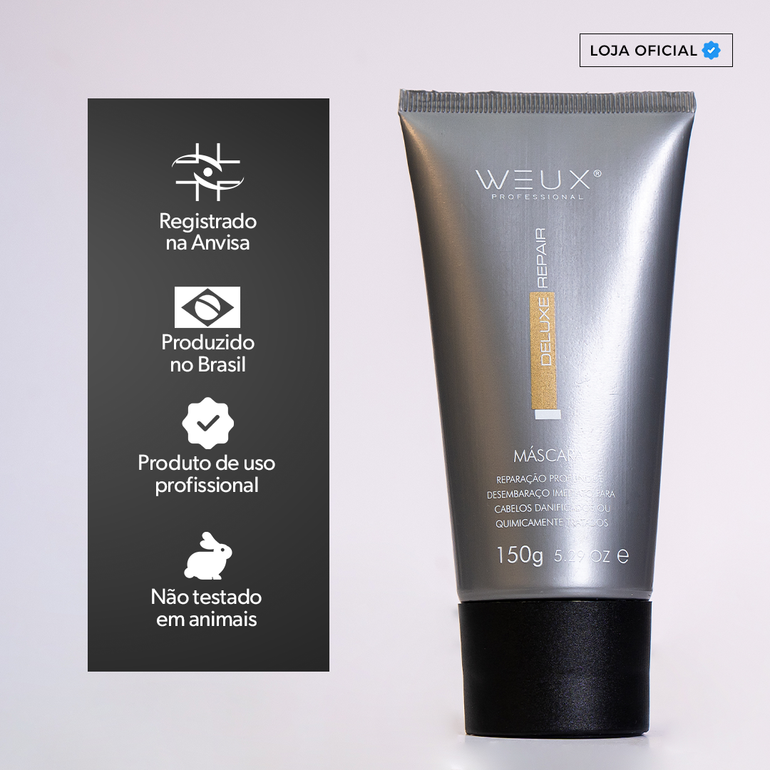 Máscara Capilar Restauração e Brilho Deluxe Repair 150g - WEUX