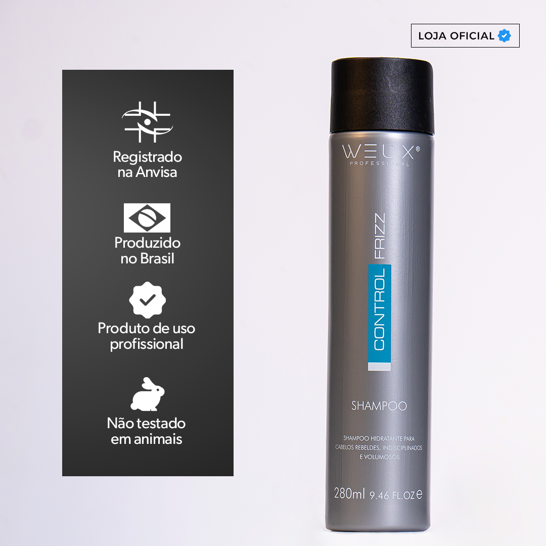 Shampoo Maciez e Toque Sedoso Control Frizz 280ml - WEUX