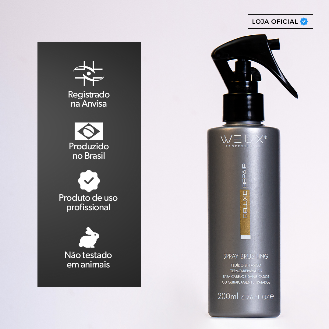 Spray Finalizador Proteção Solar Brushing Deluxe Repair 200ml- WEUX