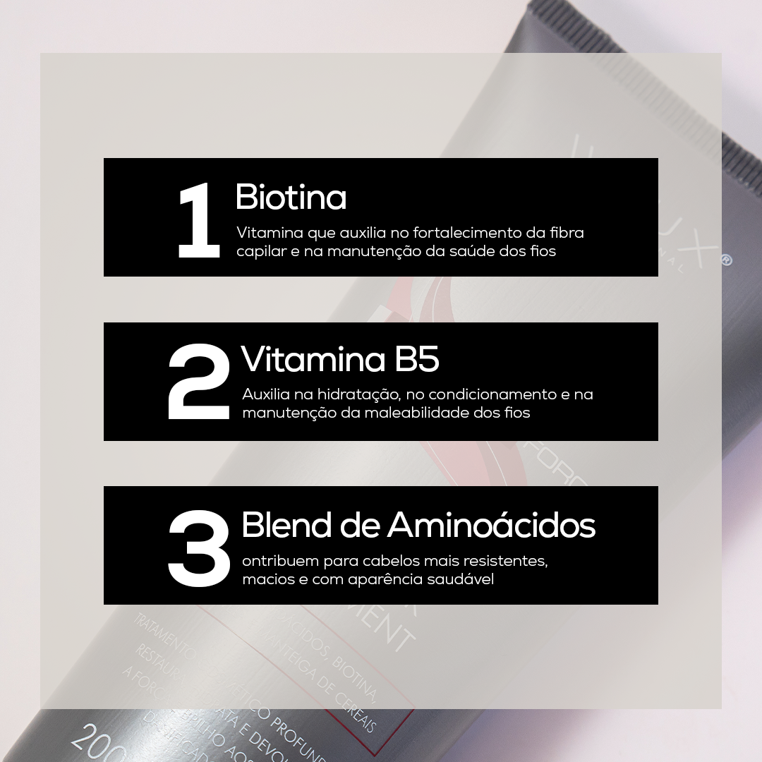 Máscara Capilar Força e Resistência Supreme Force 200g - WEUX