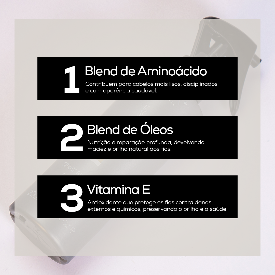 Spray Finalizador Proteção Solar Brushing Deluxe Repair 200ml- WEUX
