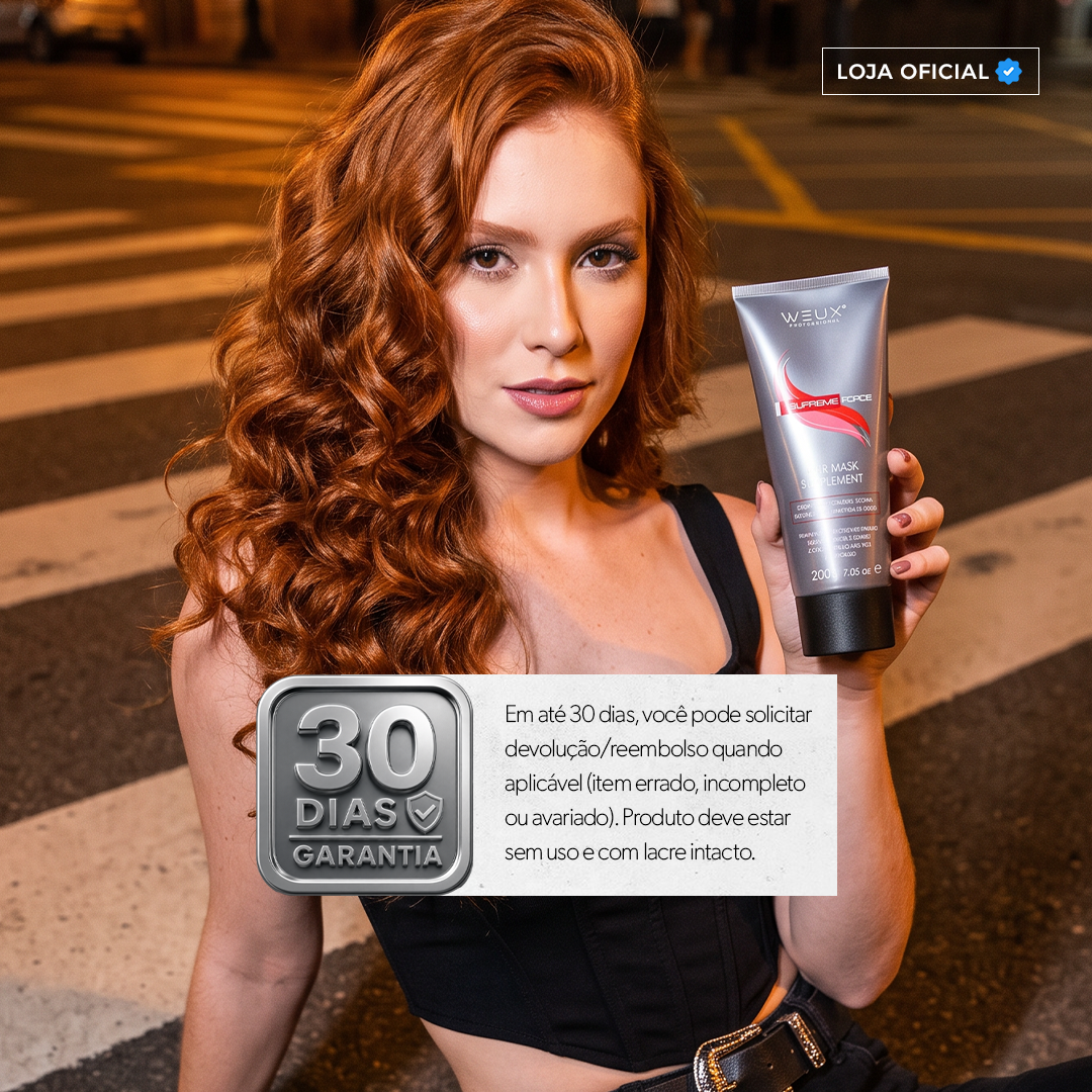 Máscara Capilar Força e Resistência Supreme Force 200g - WEUX