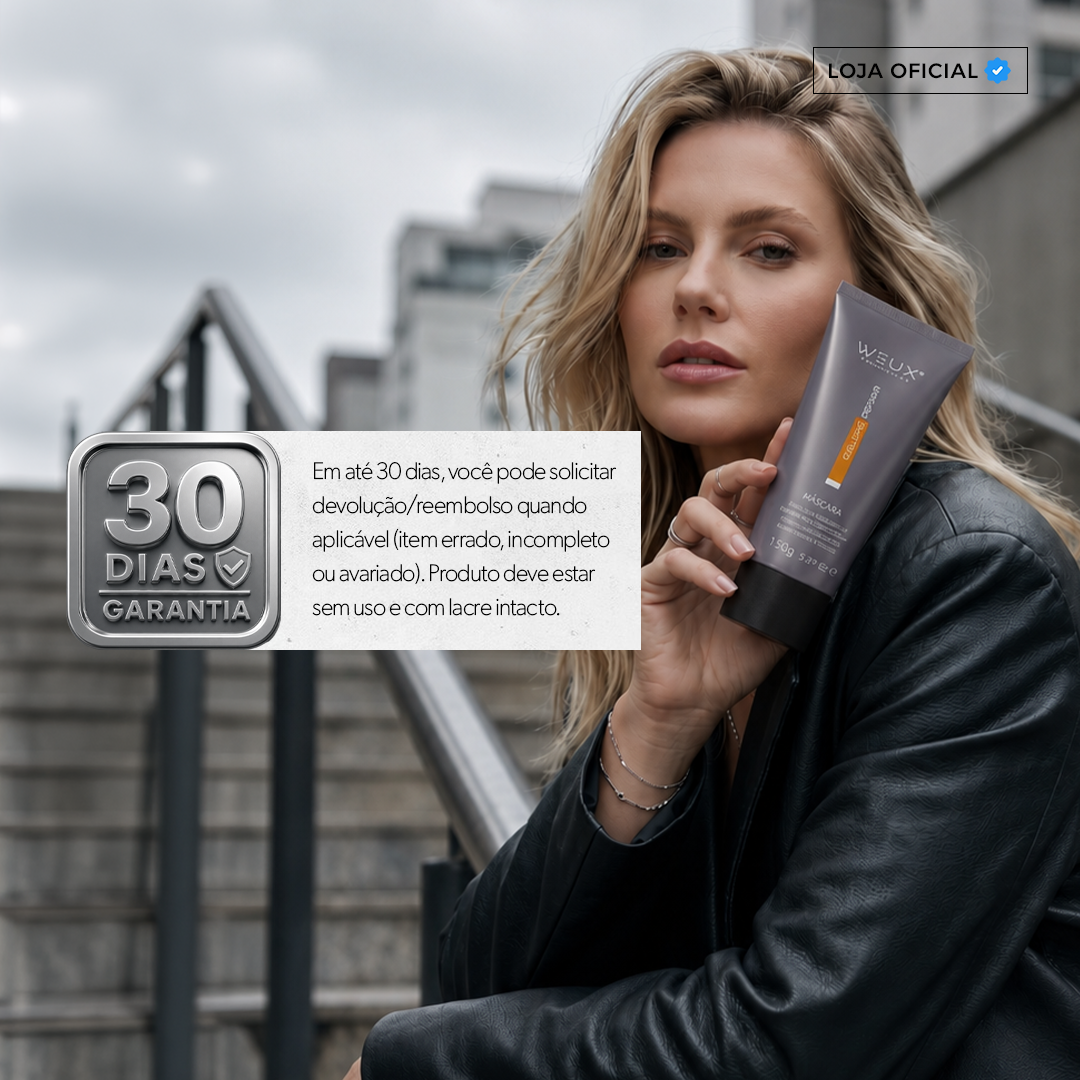 Máscara Capilar Restauração e Brilho Deluxe Repair 150g - WEUX