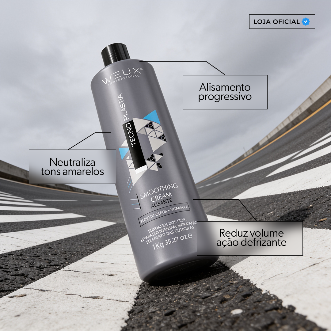 Escova Progressiva Tecnoplastia Smoothing Cream 1kg - WEUX