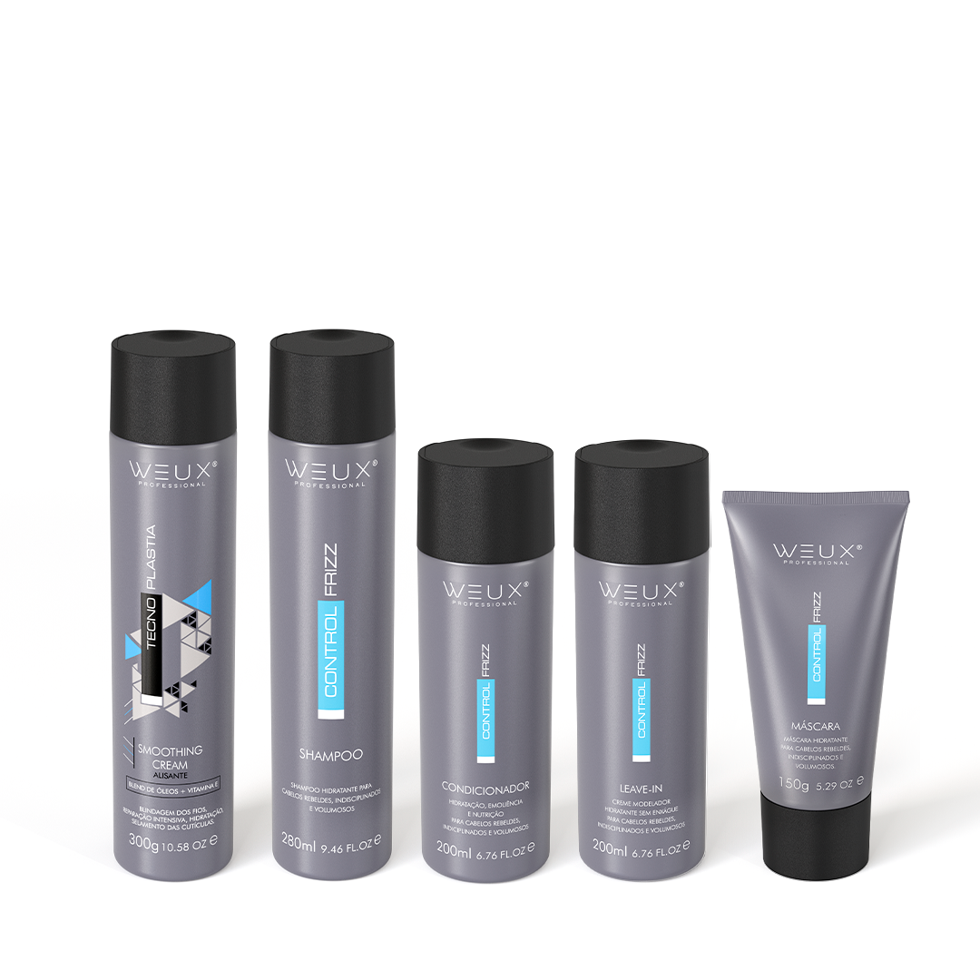 Kit Capilar Completo Liso Control Frizz (5 itens) - WEUX