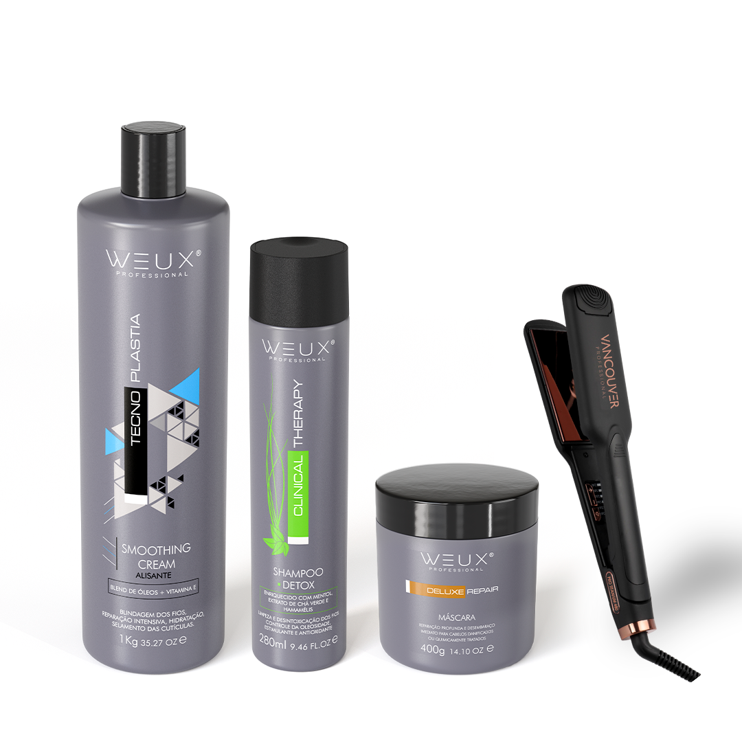 Kit Liso de Salão Rosé (4 itens)  - WEUX