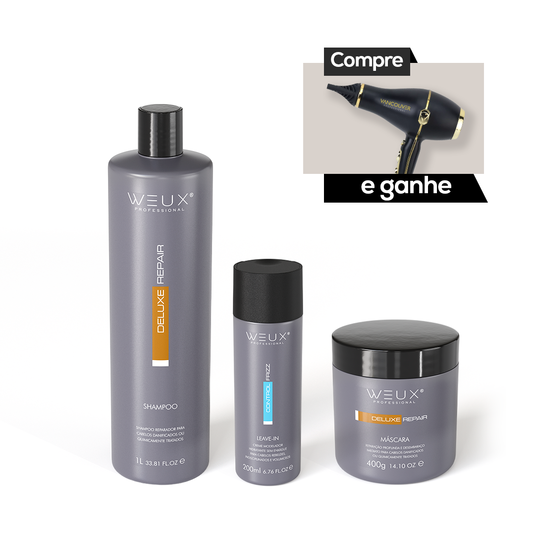Kit Reparação Profunda Deluxe Repair Gold - WEUX