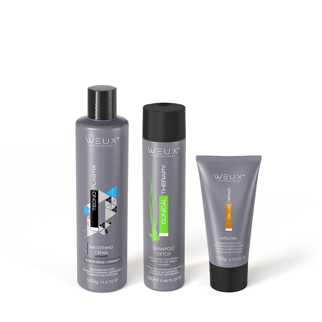 Kit Capilar Liso Poderoso Completo - WEUX