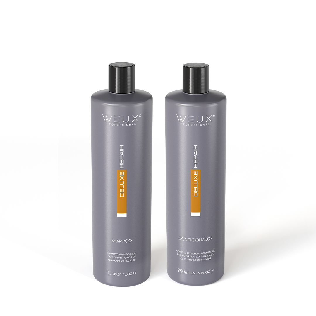 Kit Shampoo e Condicionador Pro Deluxe Repair - WEUX